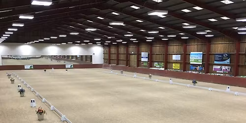 Indoor long dressage arena hire without flowers