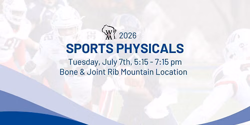 FREE Sports Physicals with Bone & Joint