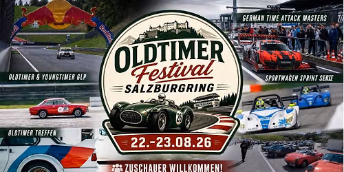 22.-23.08.26 Oldtimer Festival Salzburgring + Time Attack + Sportwagen Sprint + Rallye + Zuschauer