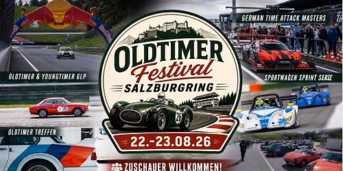 22.-23.08.26 Oldtimer Festival Salzburgring + Time Attack + Sportwagen Sprint + Rallye + Zuschauer