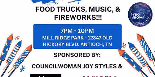 July 3rd Fireworks!!