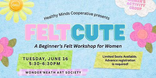 Women's Activity Group -  'Felt Cute' Women's Craft Workshop