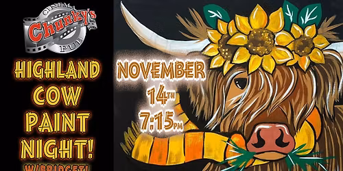*SOLD OUT* WE HAVE ADDED A DATE ON 11\/21! PAINT NIGHT: Highland Cow!