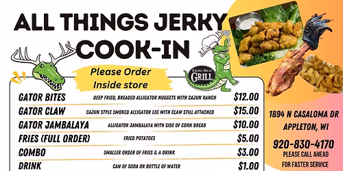 Great Gator Cook-In at All Things Jerky