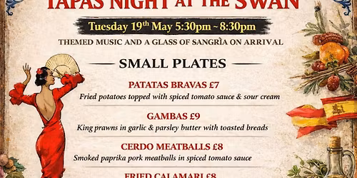 \ud83c\uddea\ud83c\uddf8SPANISH TAPAS NIGHT\ud83c\uddea\ud83c\uddf8