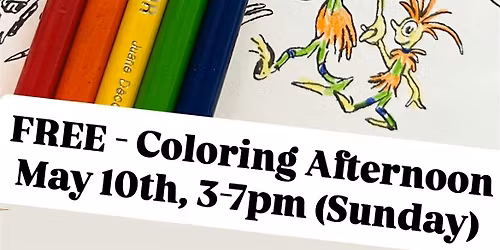 FREE - Mother\u2019s Day Coloring Afternoon