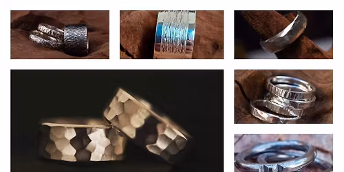 Initiation au travail de l\u2019argent : Je cr\u00e9e ma bague textur\u00e9e.