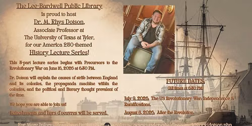 History Lecture Series, Part 1.