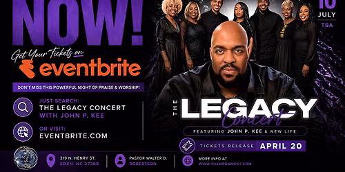 The Legacy Concert with John P. Kee