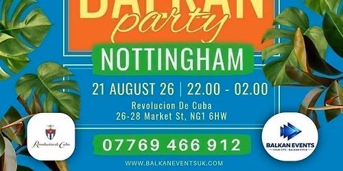 BALKAN Party NOTTINGHAM - HOLIDAY Party