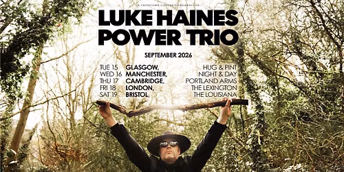Luke Haines @ Night & Day, Manchester - 16 Sept 2026
