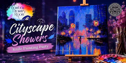 Cityscape Showers Knife Painting Workshop