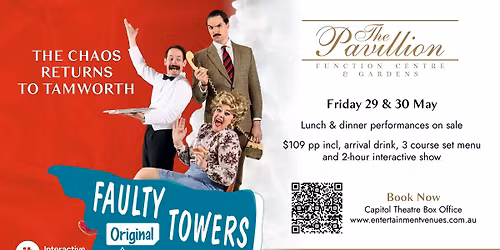 The Faulty Towers Returns at The Pavillion Function Centre