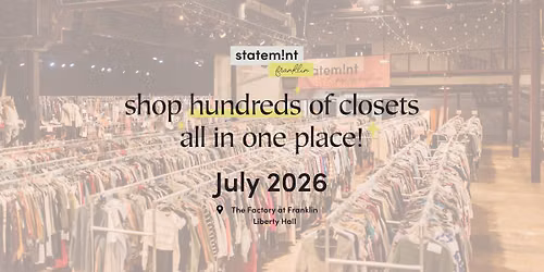 Statemint | Franklin's Fall Pop - Up Adult Consignment for Men + Women