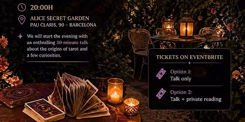 Mystery & Tarot Night at the Garden \u2728