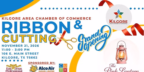 Ribbon Cutting & Grand Opening - The Pink Lantern