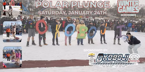 Winter Games Polar Plunge sponsored by Okoboji Motor Company