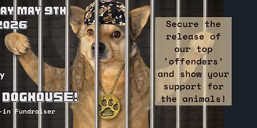 IN THE DOGHOUSE- Kennel Lock In Fundraiser