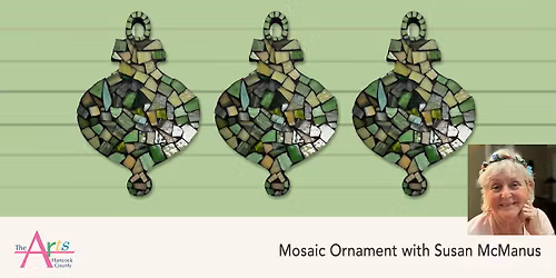 Mosaic Holiday Ornament Workshop