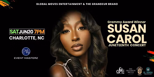 Grammy-Award Winner, Susan Carol: Juneteenth Concert (Charlotte)