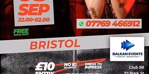 BALKAN Party BRISTOL - Back to Reality
