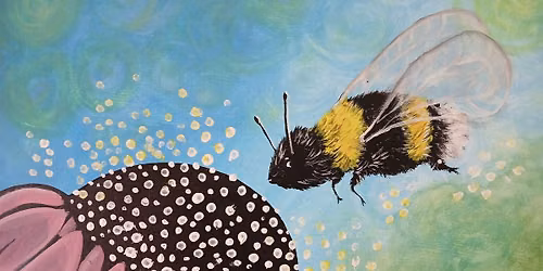 Paint Nite: Bee-utiful Cone Flower