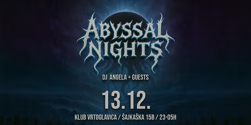 Abyssal Nights @ Vrtoglavica 13.12.