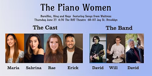 Event Industry Theater night - Songs from Waitress @  RAT Theatre, DUMBO