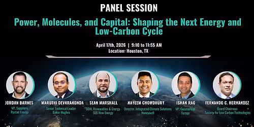 Power, Molecules, and Capital: Shaping the Next Energy and Low-Carbon Cycle