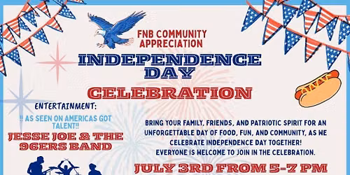 Brave National Bank community appreciation event