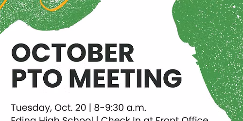 EHS PTO October PTO Meeting
