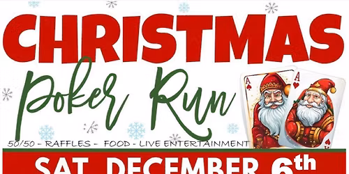 Christmas Poker Run fundraiser for veterans & children