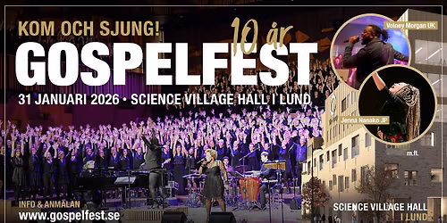 GOSPELFEST fyller 10 \u00e5r  - connecting people