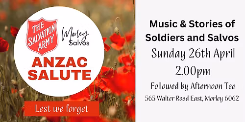 Morley Salvos ANZAC Salute