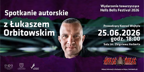 Spotkanie autorskie z \u0141ukaszem Orbitowskim