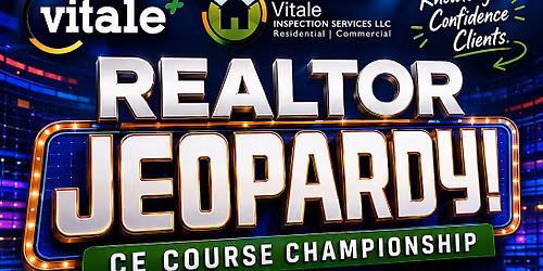REALTOR JEOPARDY!! FREE CE GAME NIGHT!!