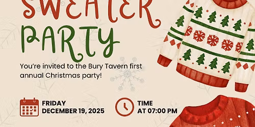 Bury Tavern: First Annual Christmas Party