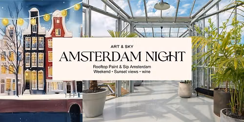 Saturday Rooftop Painting: 3h00 workshop "Autumn cat" Zoku Amsterdam