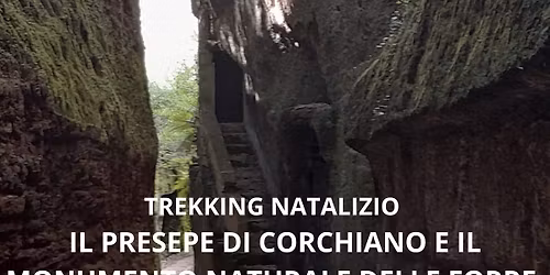 TREKKING NATALIZIO IL PRESEPE DI CORCHIANO E IL MONUMENTO NATURALE DELLE FORRE.