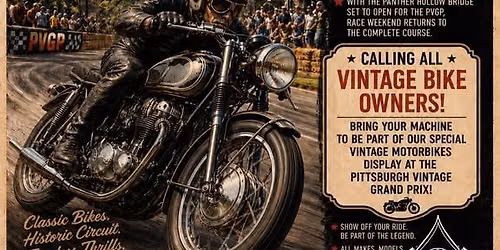 Motorbikes at the Pittsburgh Vintage Grand Prix