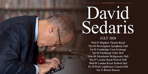 An Evening With David Sedaris | Poole