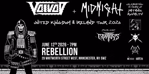 Voivod + Midnight