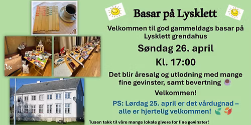 Basar p\u00e5 Lysklett