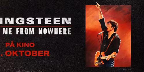 Kino p\u00e5 kulturhuset - Bruce Springsteen: Deliever Me From Nowhere