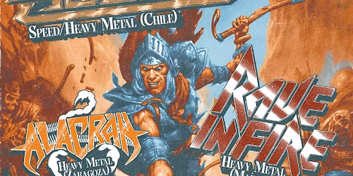 Iberian Confrontation: Asedio + Rave In Fire + Alacr\u00e1n