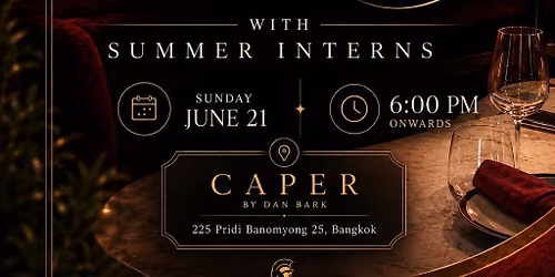 Bangkok Alumni Meetup with Summer Interns