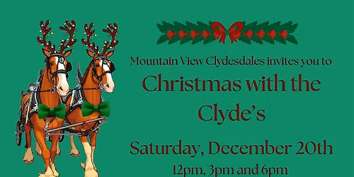 Christmas with the Clyde's!