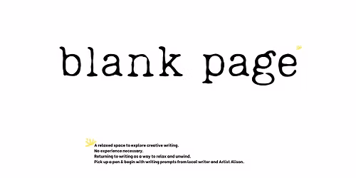 blank page - Creative Writing - back to basics