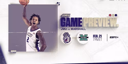 Marshall Thundering Herd at James Madison Dukes Mens Basketball