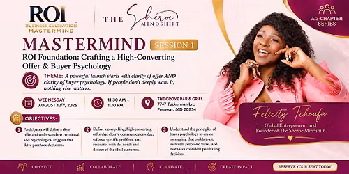 MASTERMIND SESSION 1 ROI Foundation: Crafting a High-Converting Offer